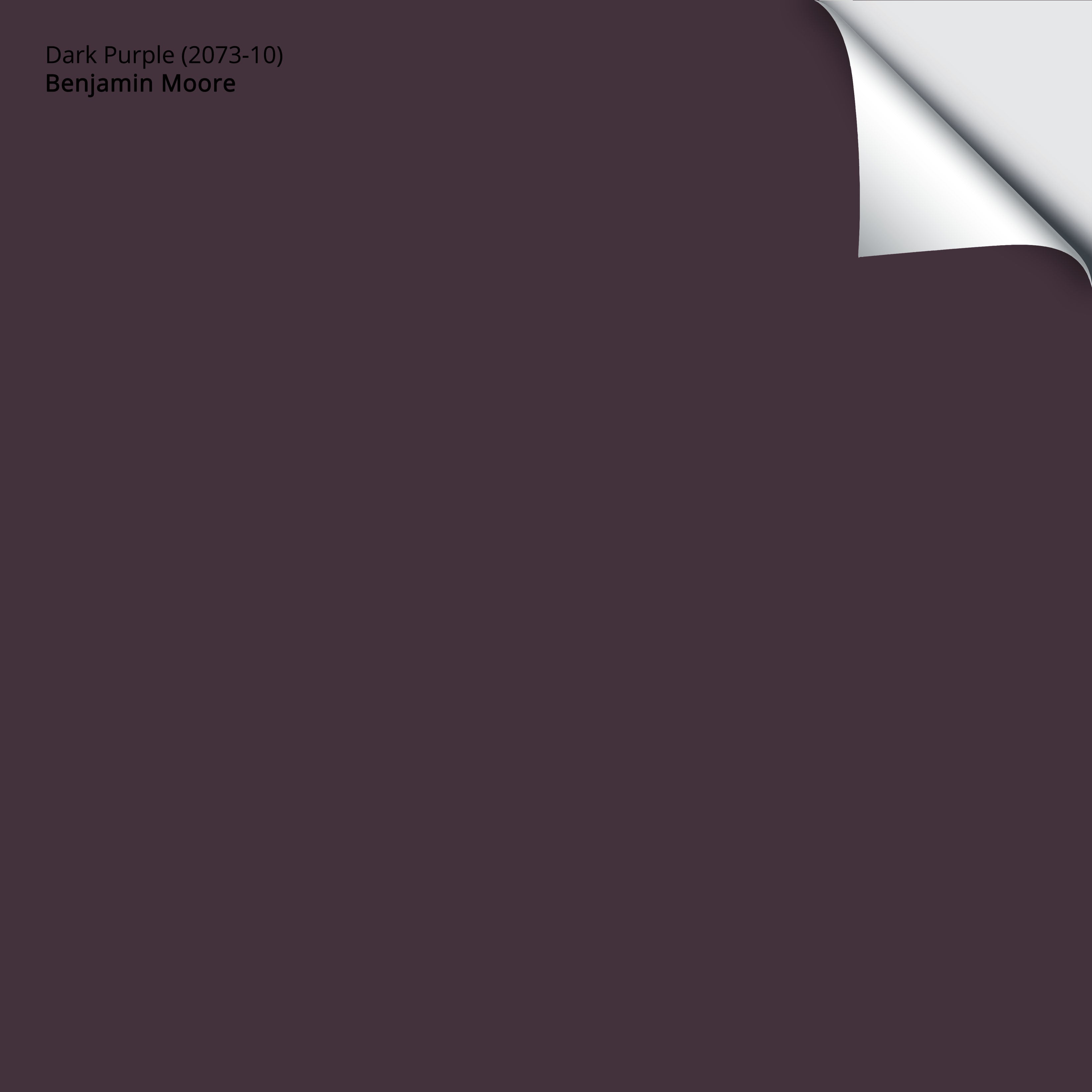 2073-10 Dark Purple a Paint Color by Benjamin Moore