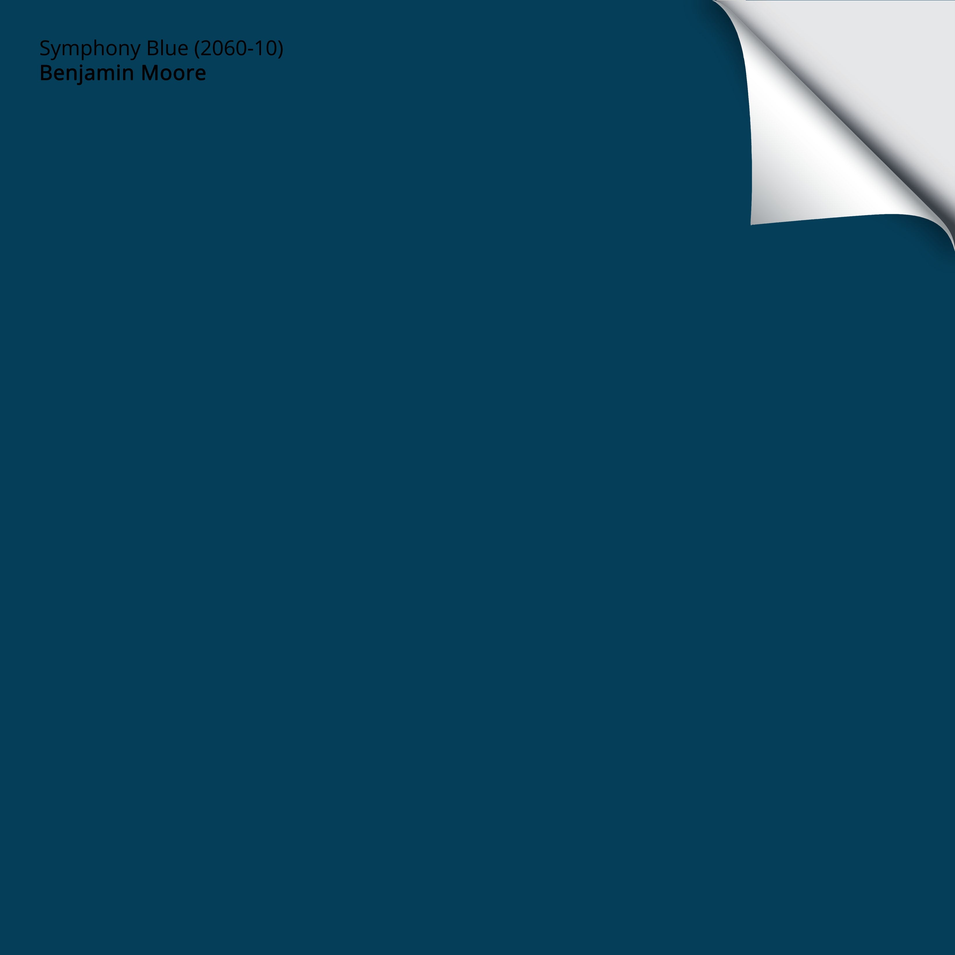 Symphony Blue (2060-10): 9x14.75 – Benjamin Moore x Samplize