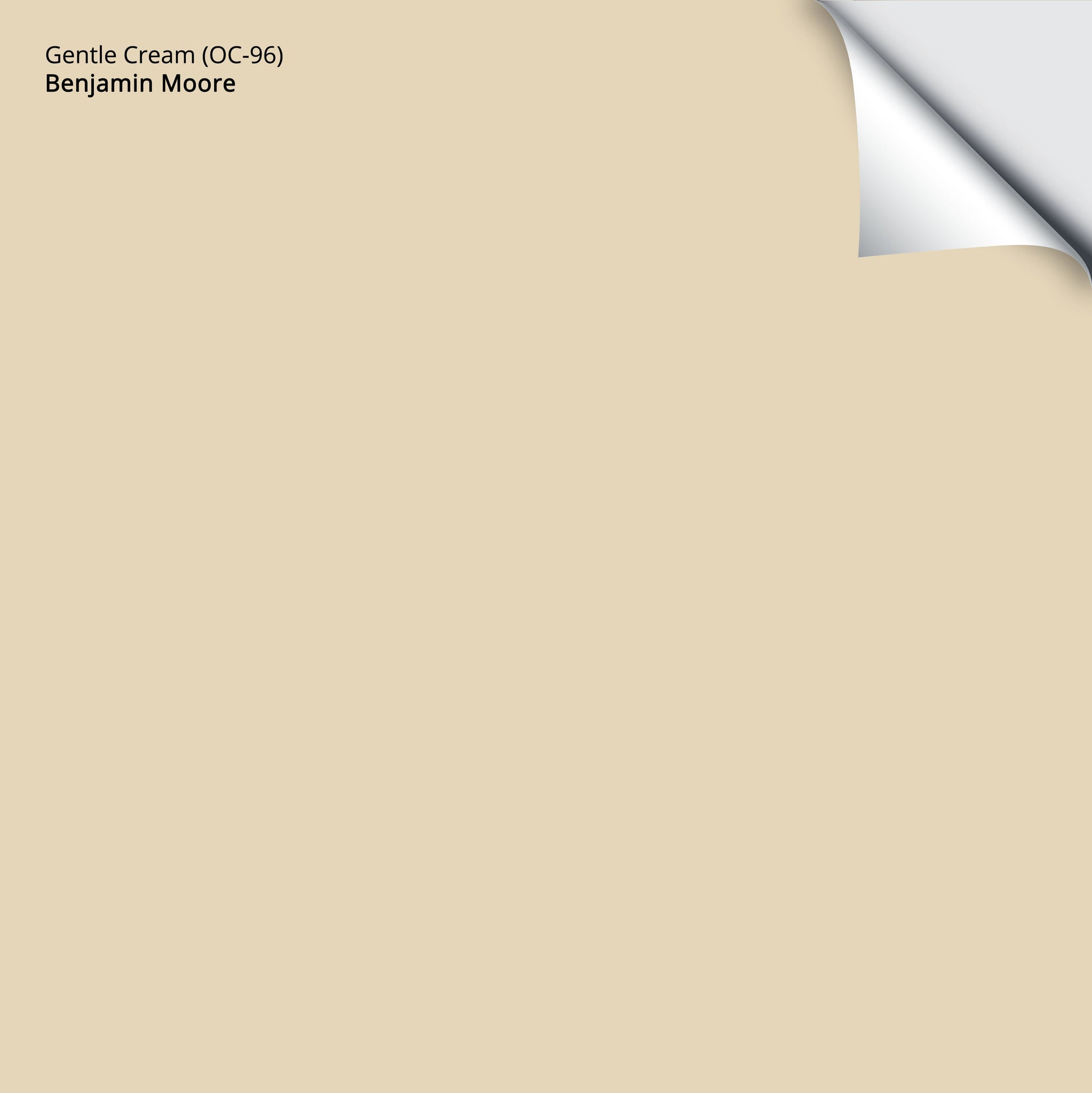 Benjamin moore gentle cream sale